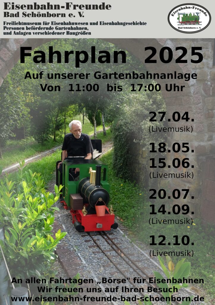 Saisonstart 27.04.2025